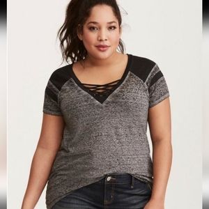 Torrid baseball T-shirt